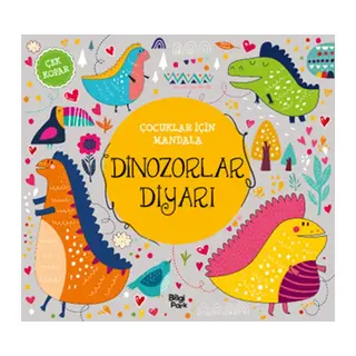 Çocuklar İçin Mandala - Dinozorlar Diyarı