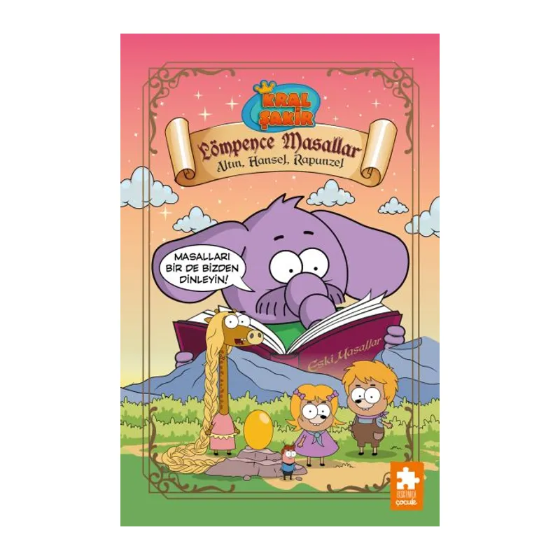 Kral Şakir Lömpence Masallar 3-Altın, Hansel, Rapunzel
