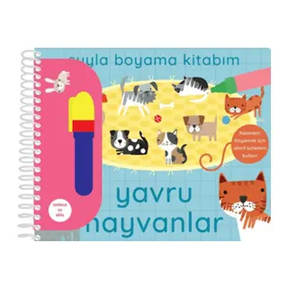 Suyla Boyama Kitabım - Yavru Hayvanlar