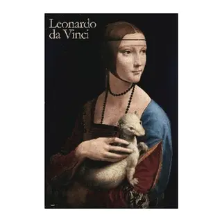 Leonardo da Vinci - Kakımlı Kadın - Poster
