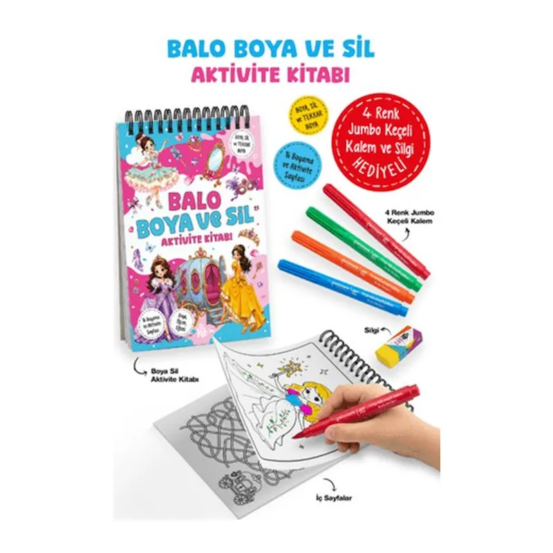 Balo - Boya ve Sil Aktivite Kitabı