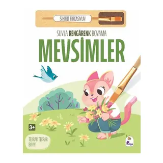 Suyla Rengarenk Boyama - Mevsimler (Sihirli Fırçasıyla)