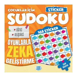 Çocuklar için Sudoku - Sticker Hediyeli Zor Seviye 3