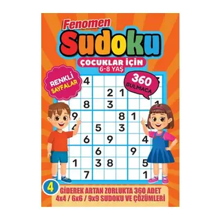 Fenomen Çocuklar İçin Sudoku 6-8 Yaş -4