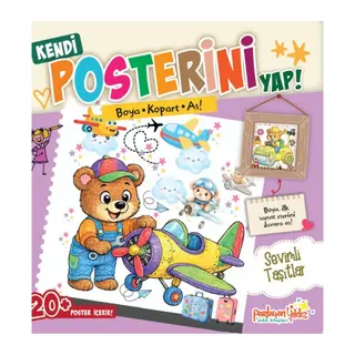 Kendi Posterini Yap! Boya Kopart As! Sevimli Taşıtlar