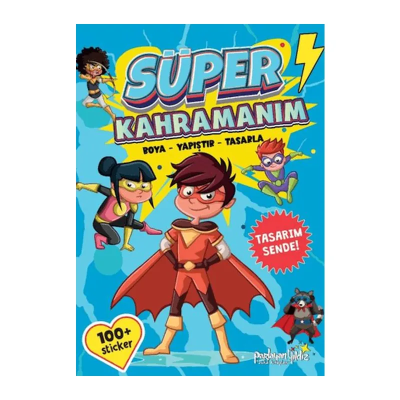 Süper Kahramanım Boya-Yapıştır-Tasarla