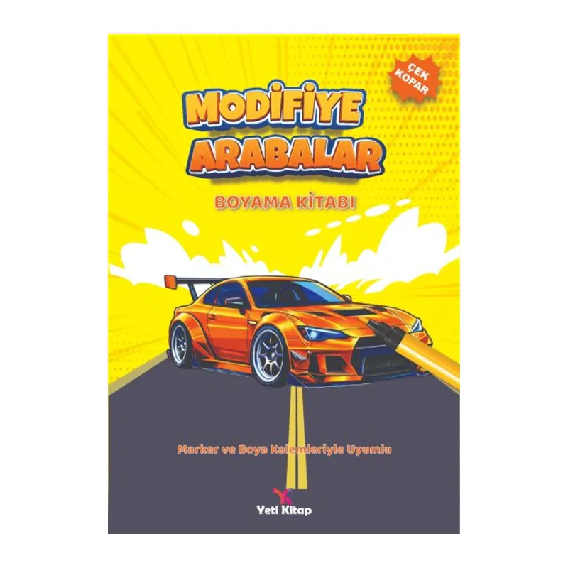 Modifiye Arabalar Boyama Kitabı