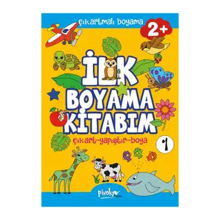 Çıkartmalı İlk Boyama Kitabım 2+ Yaş-1
