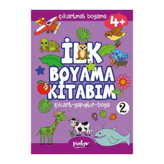 Çıkartmalı İlk Boyama Kitabım 4+ Yaş-2