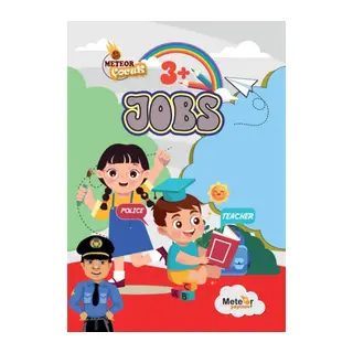 Jobs (Meslekler) Türkçe – İngilizce Boyama Kitabı