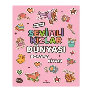 Sevimli Kızlar Dünyası Boyama Kitabı