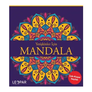 Yetişkinler İçin Mandala - Mor