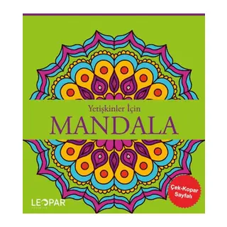 Yetişkinler İçin Mandala - Yeşil