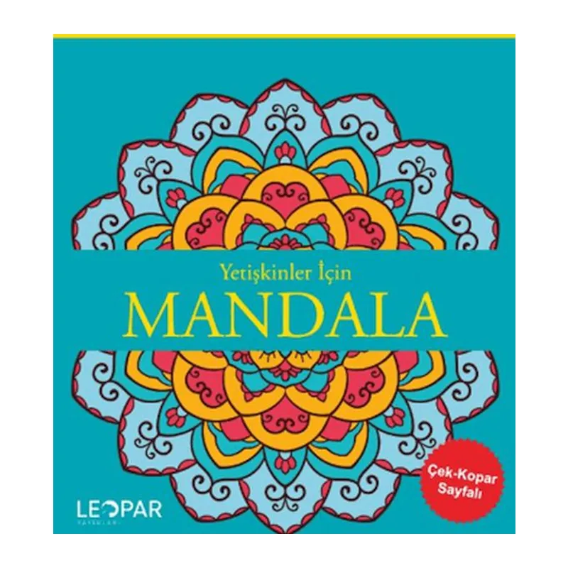 Yetişkinler İçin Mandala - Mavi