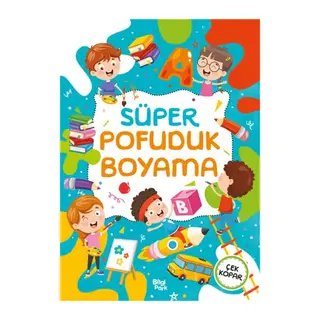 Süper Pofuduk Boyama Kitabı