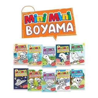 Mini Mini Boyama Kitabı Büyük Boy (10 Çeşit - 50 Kitap)