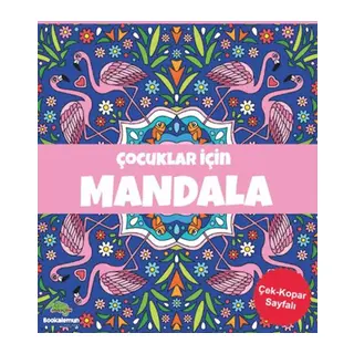 Çocuklar İçin Mandala - Lacivert