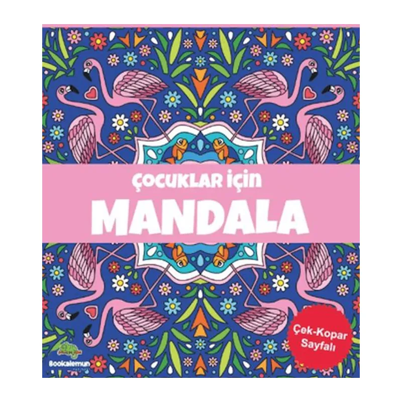 Çocuklar İçin Mandala - Lacivert