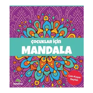 Çocuklar için Mandala - Mor