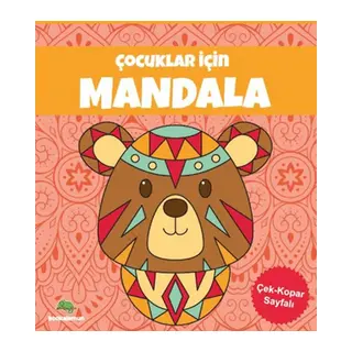 Çocuklar İçin Mandala - Turuncu