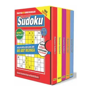 Fenomen Sudoku Bulmaca Seti - 5 Kitap