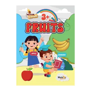 Fruıts (Meyveler) Türkçe – İngilizce Boyama Kitabı