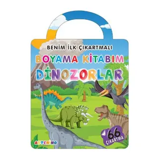 Benim İlk Çıkartmalı Boyama Kitabım - Dinozorlar