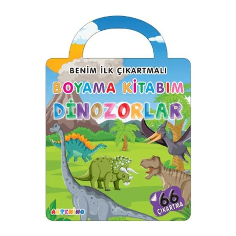 Benim İlk Çıkartmalı Boyama Kitabım - Dinozorlar