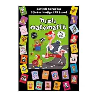 Stickerlı 5+ Yaş Hızlı Matematik