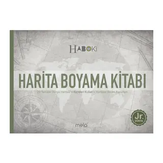 Harita Boyama Kitabı 20 Tematik Dünya Haritası