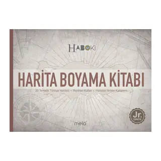Harita Boyama Kitabı 20 Tematik Türkiye Haritası
