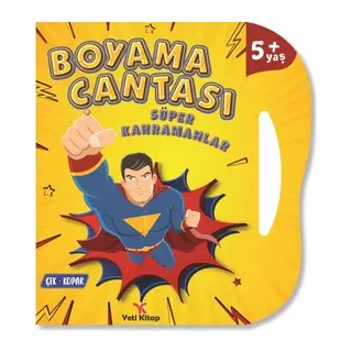 Boyama Çantası Süper Kahramanlar