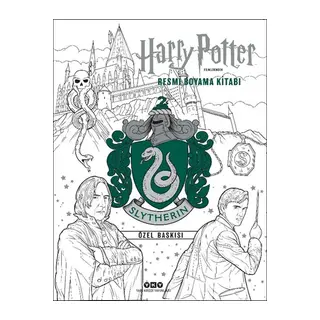 Harry Potter Filmlerinden Resmi Boyama Kitabı – Slytherin Özel Baskısı