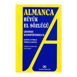 Almanca Büyük El Sözlüğü