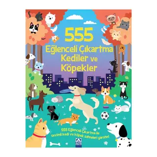 555 Eğlenceli Çıkartma Kediler Ve Köpekler