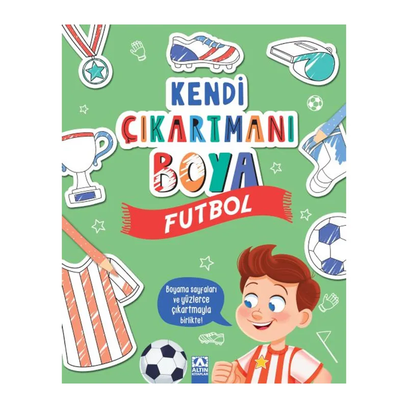Kendi Çıkartmanı Boya - Futbol