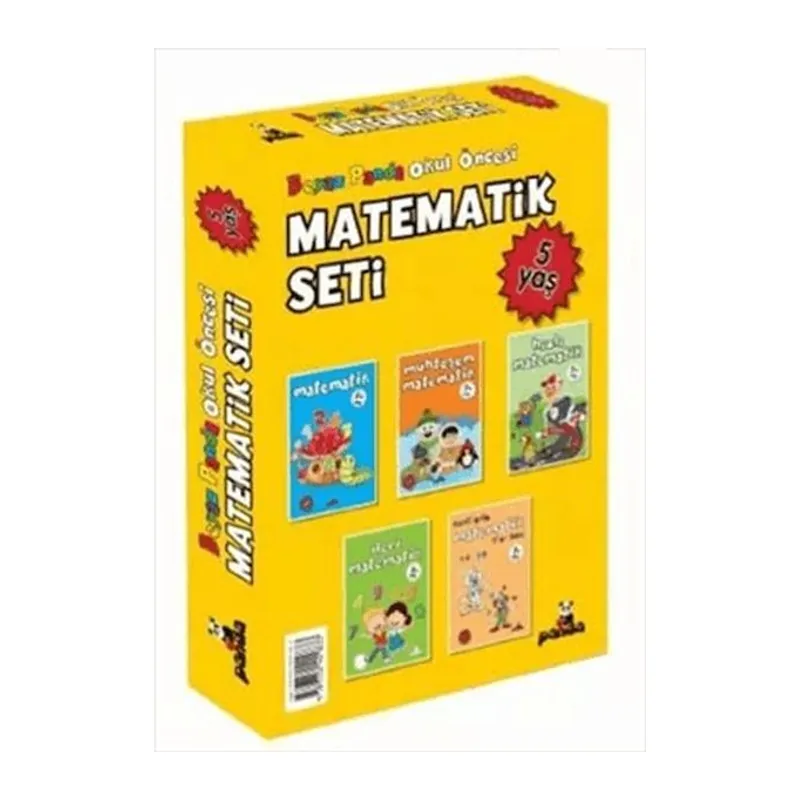 Okul Öncesi 5 Yaş Matematik Seti (5 Kitap)