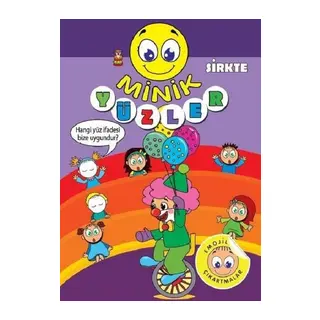 Minik Yüzler - Sirkte - Emojilerle Çıkartmalar
