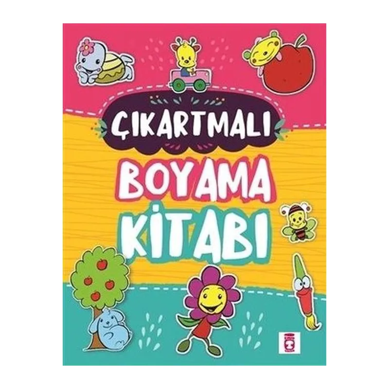 Çıkartmalı Boyama Kitabı (Sticker Hediyeli)