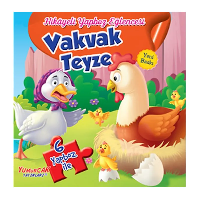 Vakvak Teyze - Hikayeli Yapboz Eğlencesi (6 Yapboz İle)