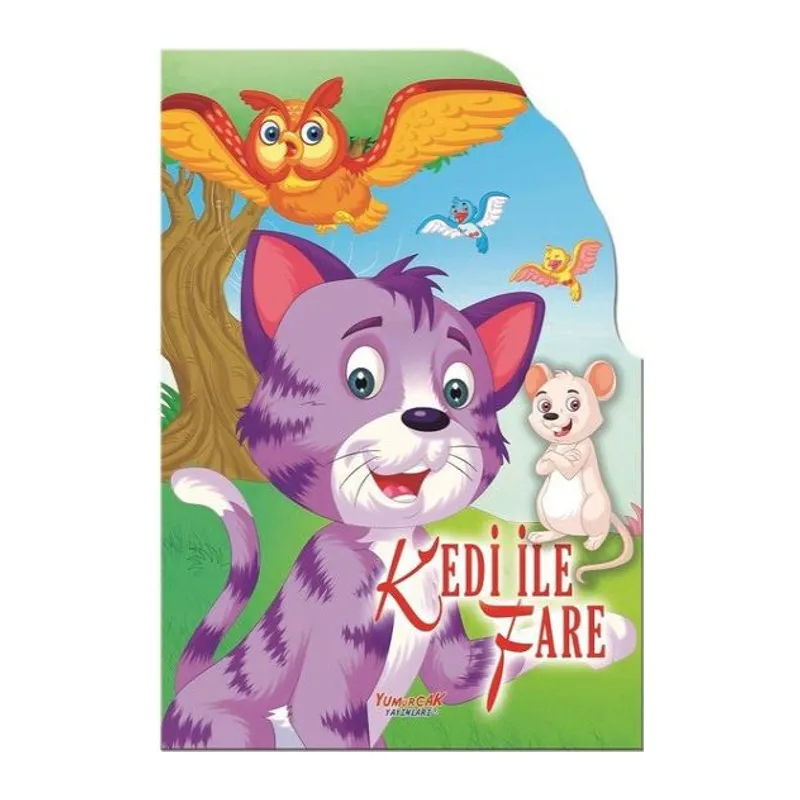 Kedi İle Fare - Şekilli Kitaplar