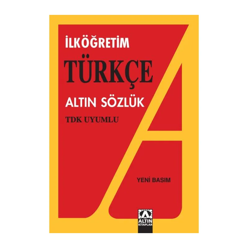Altın İlköğretim Türkçe Sözlük