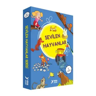 Sevilen Hayvanlar Serisi 1. Sınıf Düz Yazılı 10 Kitap