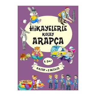 6. Sınıf Hikayelerle Kolay Arapça (8 Kitap + 2 Aktivite)