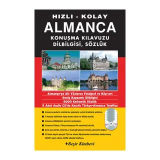 Hızlı Kolay Almanca Konuşma Kılavuzun Dilbilgisi Sözlük Karekod'lu