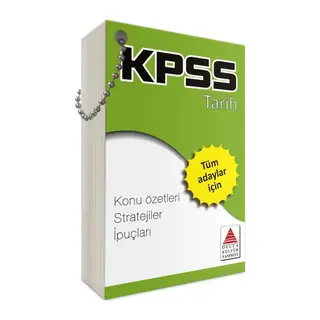 Delta Kültür KPSS Tarih Strateji Kartları