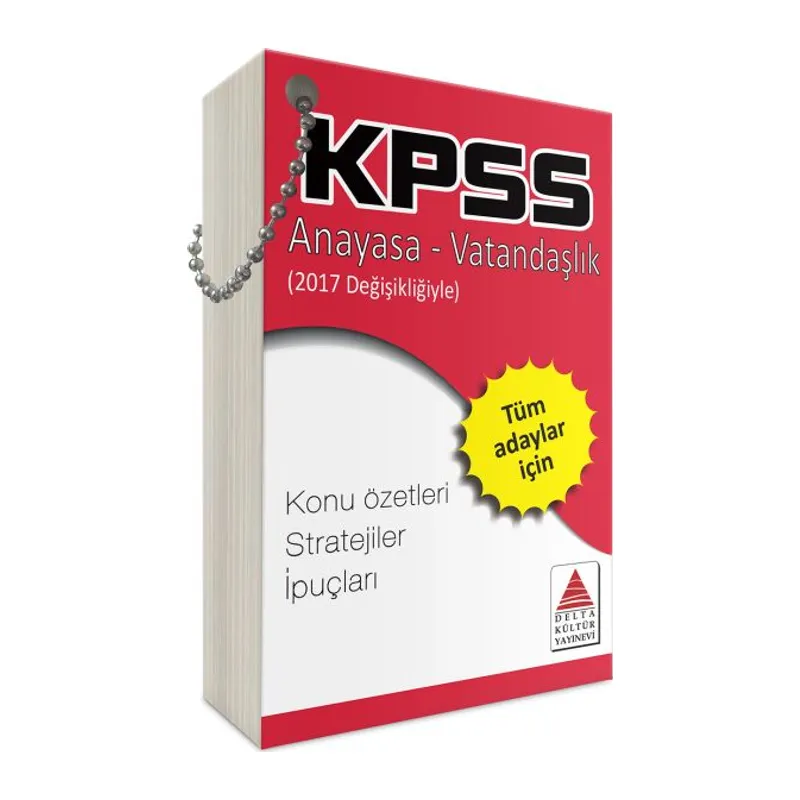 Delta Kültür KPSS Anayasa-Vatandaşlık Strateji Kartları