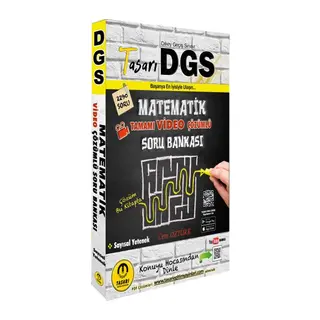Tasarı DGS Matematik Video Çözümlü Soru Bankası
