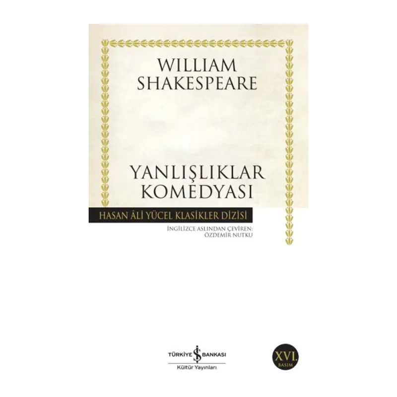 Yanlışlıklar Komedyası - Hasan Ali Yücel Klasikleri