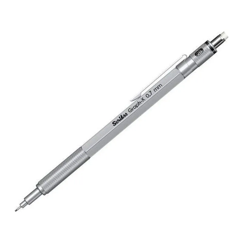 Versatil Kalem Metal Graph-X 0.7Mm Kurşun Gri